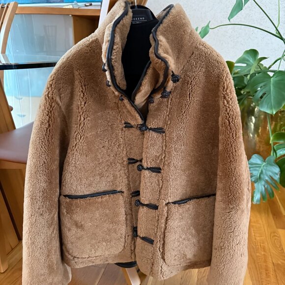 Rohe Brown Shearling Coat, Womens, Size Medium, Brand New - Picture 9 of 11